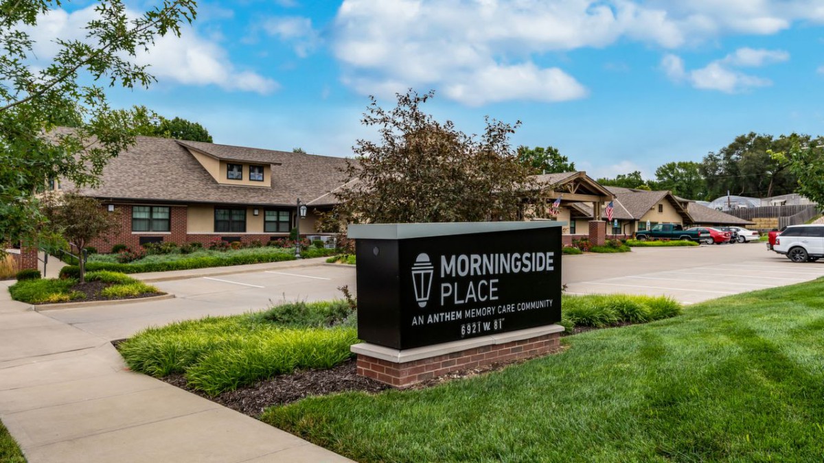 A street view of Morningside Place with a clear sky and well-maintained landscaping.