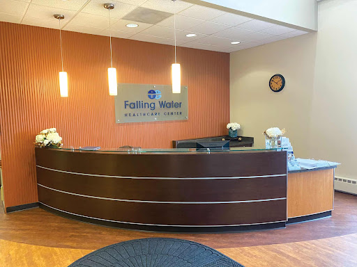 A welcoming reception area with a contemporary design.
