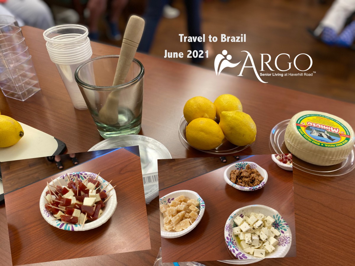 A selection of Brazilian appetizers and ingredients during a travel experience in June 2022.
