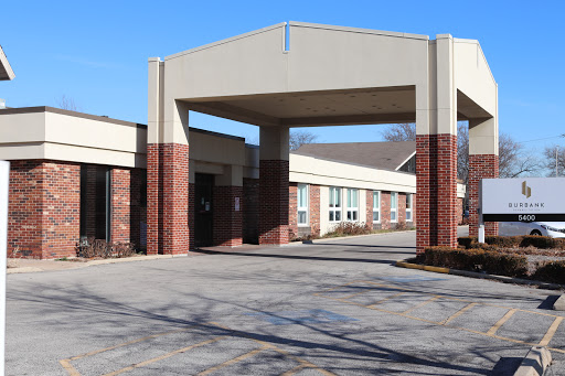 A welcoming entrance to a modern educational facility.