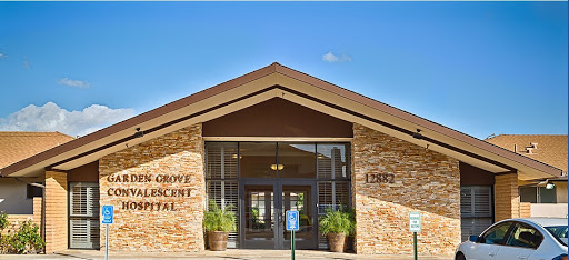 Front entrance of a community hospital.