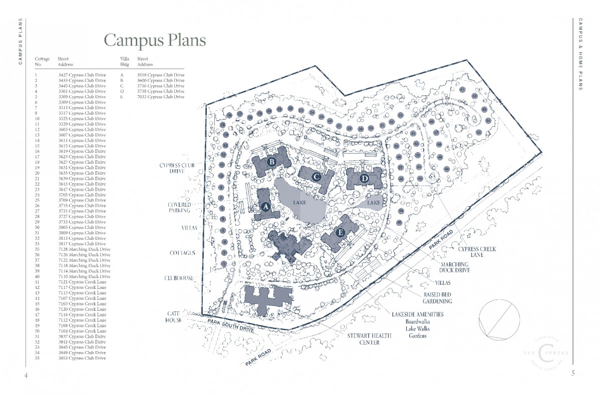 Blueprint of a campus layout with labeled buildings and pathways.