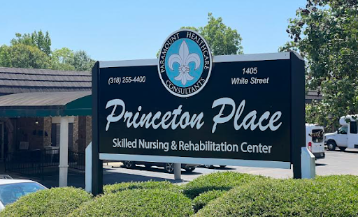 Princeton Place Skilled Nursing & Rehabilitation Center sign