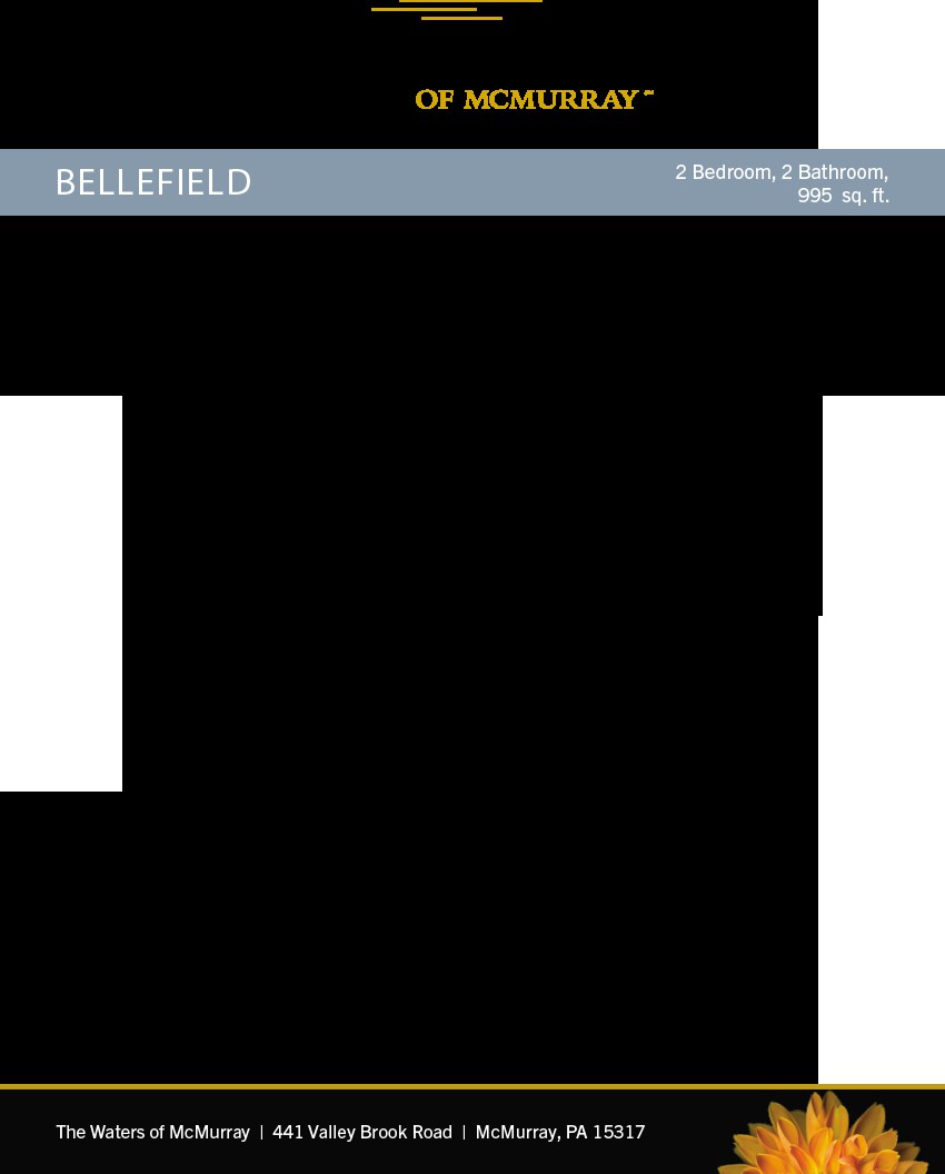 A map highlighting the Bellefield area and its surrounding geographical features.