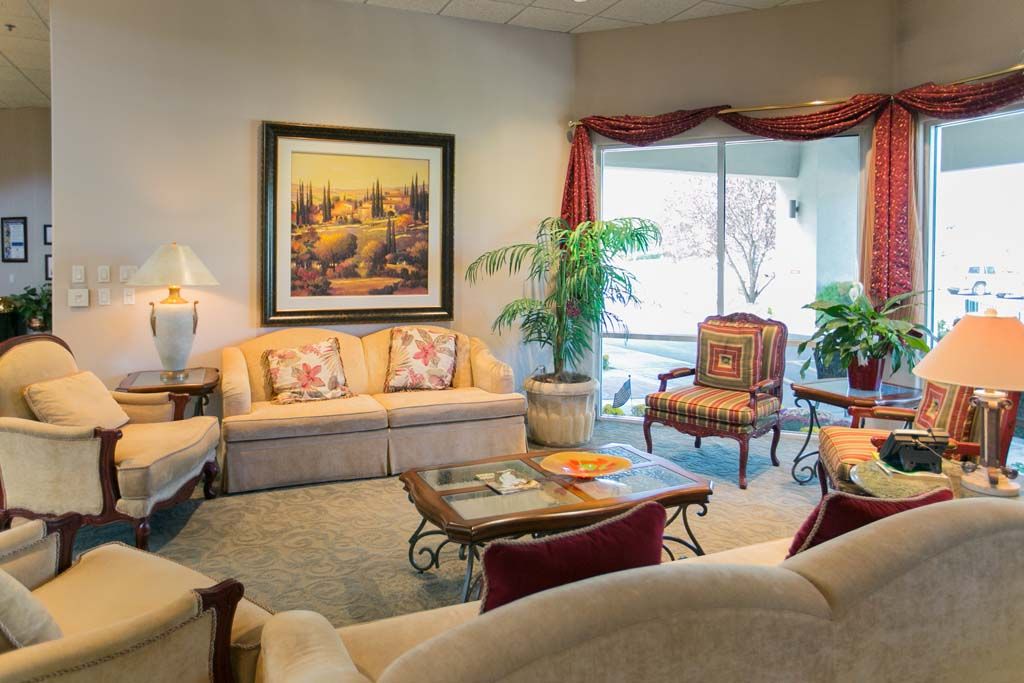 A cozy living room with comfortable seating and tasteful decor.