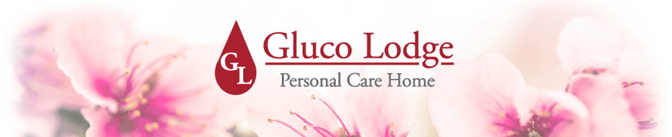 Logo for Gluco Look, a personal care healthcare business.