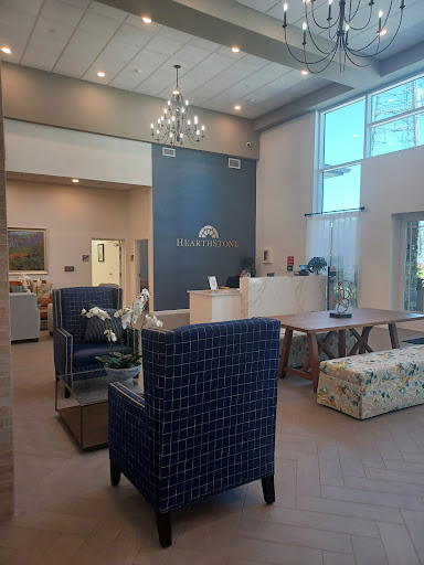 A welcoming lobby with modern decor and comfortable seating arrangements.