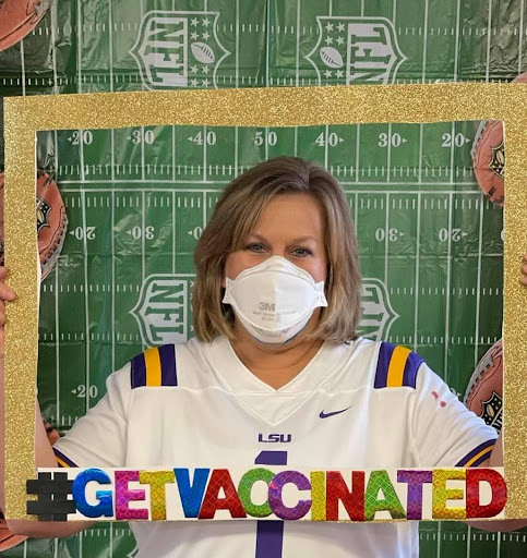Promoting health and safety through vaccination while showing team spirit!