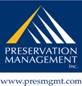Preservation Management Inc. logo with website URL.