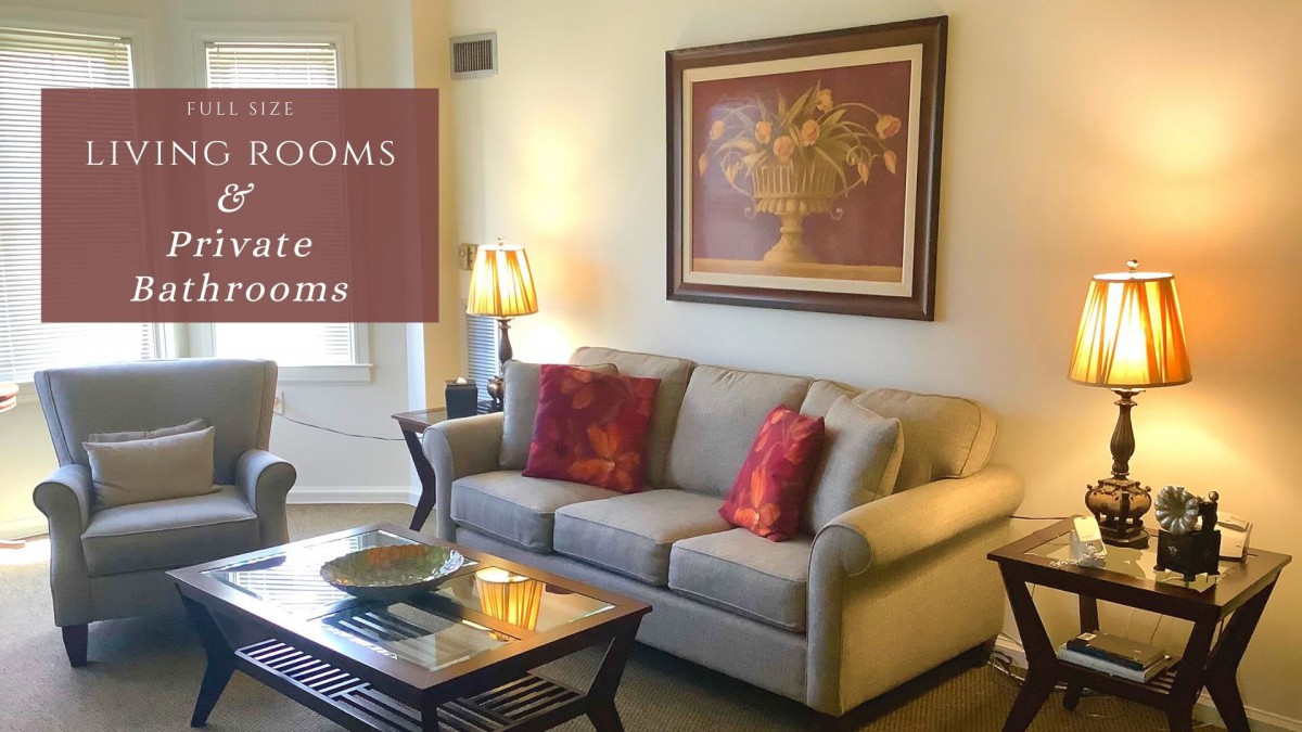 A cozy living room with a sofa, vibrant cushions, and elegant decor.