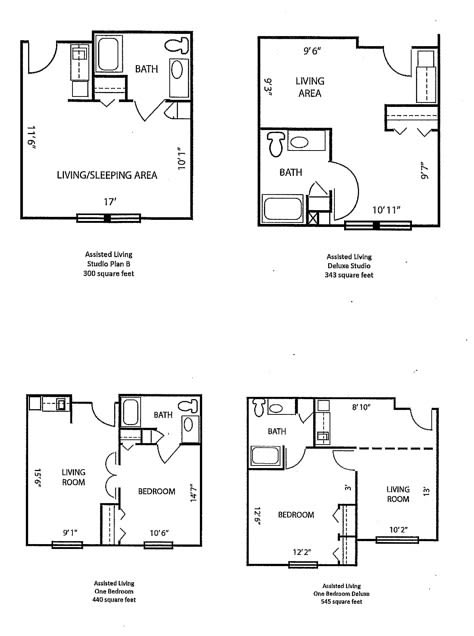 Detailed architectural floor plans showcasing multiple living spaces and room layouts.