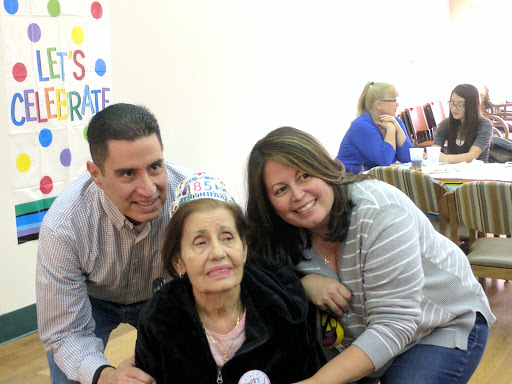 A heartwarming moment shared during a birthday celebration with family.