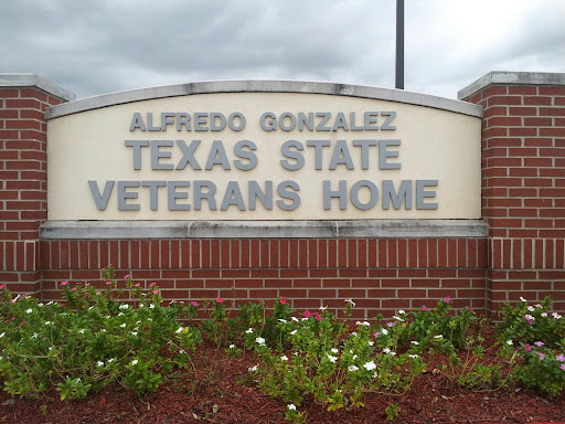 Sign for the Alfredo Gonzalez Texas State Veterans Home.