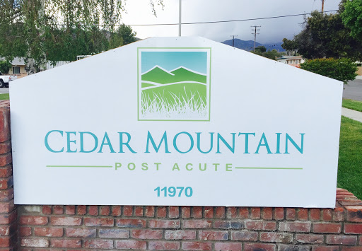 Cedar Mountain Post Acute facility signage