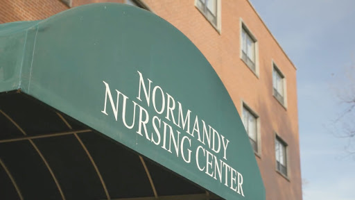 Entrance of the Normandy Nursing Center.