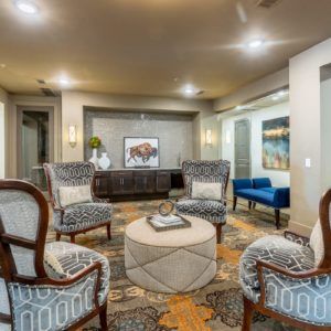 A stylish living room featuring elegant furniture and tasteful decor.