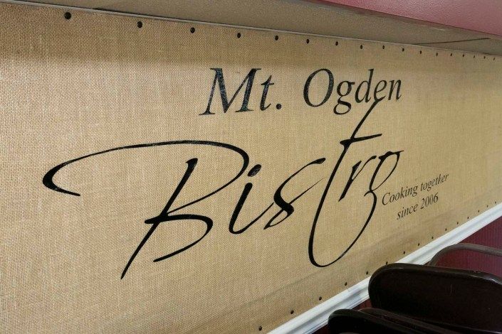 A sign reading 'Mt. Ogden Bistro' suggests a cozy dining establishment.