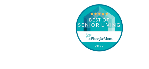 Best of Senior Living award badge for 2022.