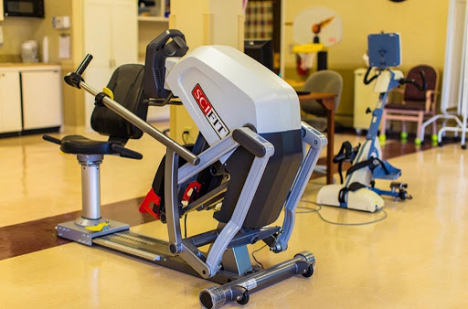 A modern fitness machine designed for rehabilitation and exercise.