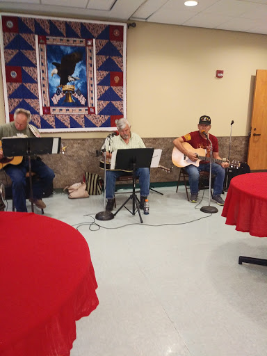 Local musicians performing in a community space.