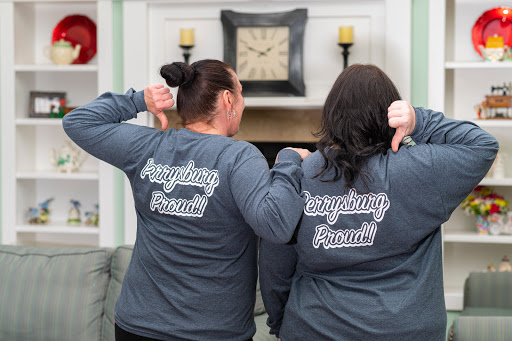 Celebrating friendship in style with matching shirts!