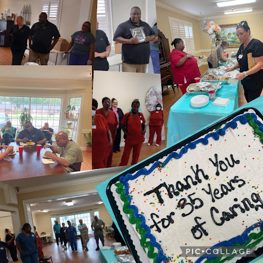 Celebrating 35 years of caring and dedication with heartfelt gratitude and joy.