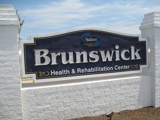 Sign for Brunswick Health & Rehabilitation Center.