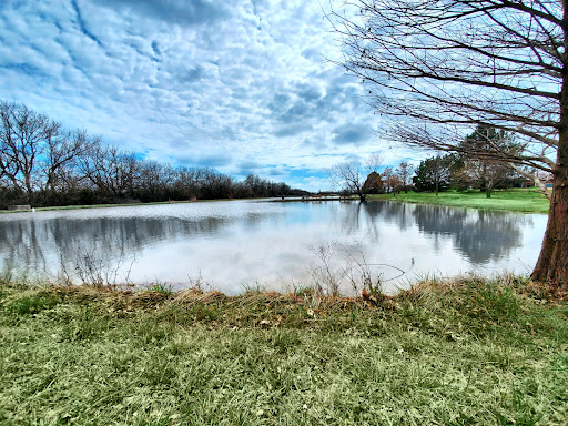 A serene lakeside view under a partly cloudy sky, reflecting the beauty of nature.