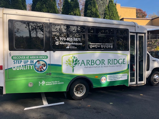 A community bus promoting Arbor Ridge with a focus on quality of life.