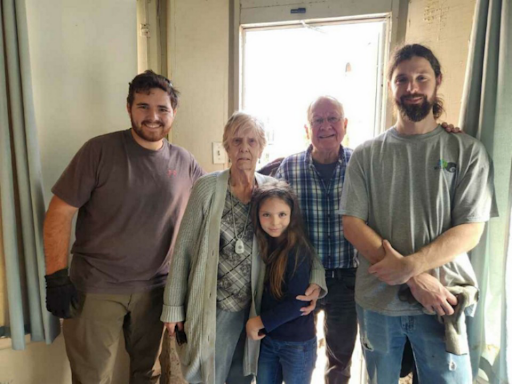 A joyful family gathering captured in a moment.