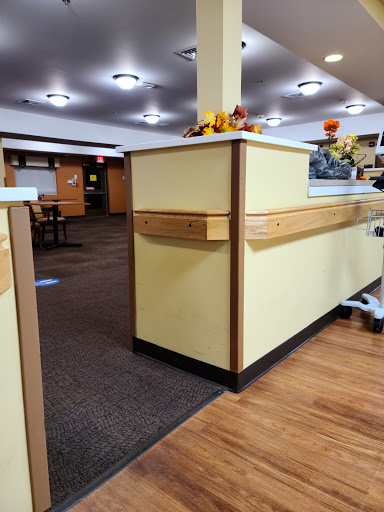 A welcoming reception area featuring warm colors and thoughtful decor.
