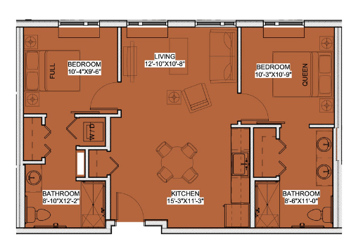 A detailed floor plan of a house showcasing various rooms and their layout.