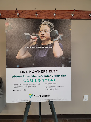 Announcement for the upcoming Moose Lake Fitness Center, highlighting a unique fitness experience.