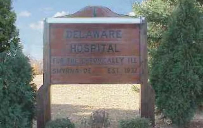 Delaware Hospital F/T Chronically Ill (DHCI)