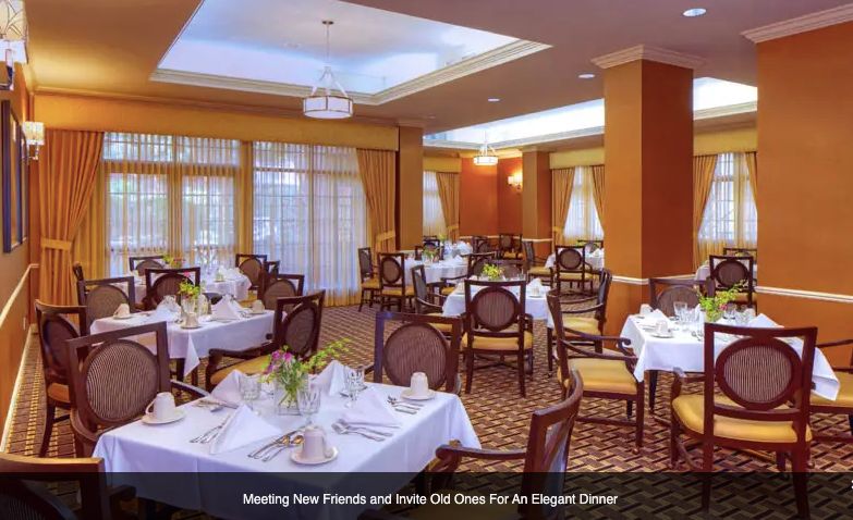 An elegant dining room set for an exquisite meal.