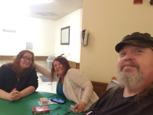 A friendly get-together with smiles and good company.