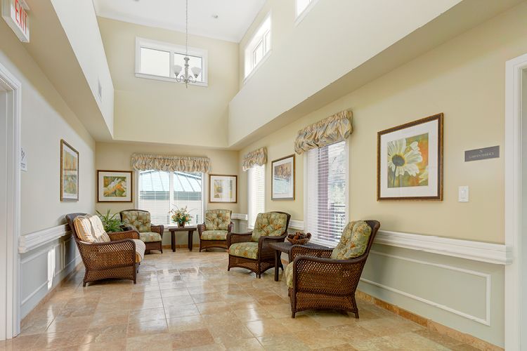 A bright and airy living room with comfortable seating and elegant dcor.