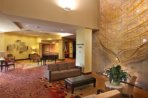 A welcoming hotel lobby featuring comfortable seating and stylish decor.