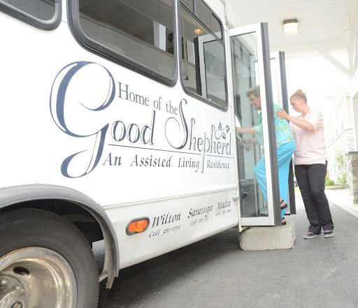 A bus for the Good Samaritan program, showcasing community assistance efforts.