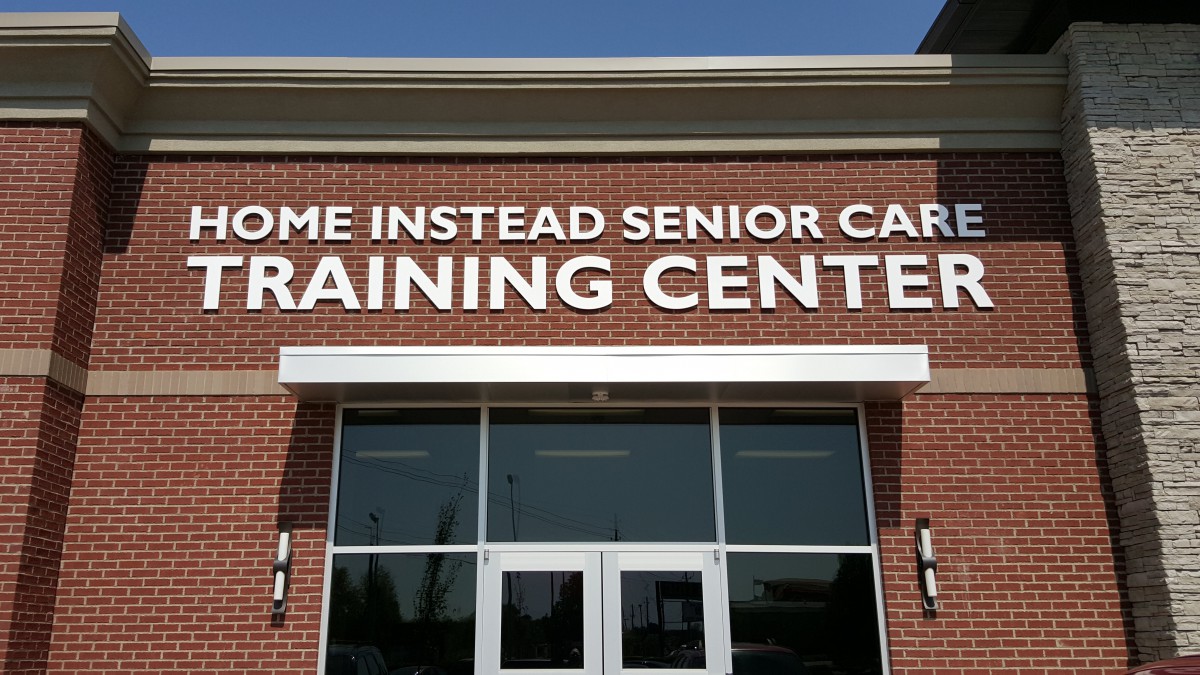 The exterior of the Home Instead Senior Care Training Center.