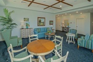 A cozy living room with comfortable seating and stylish decor.