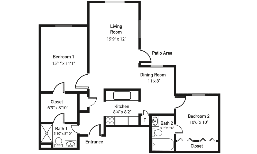 A detailed floor plan of a residential property.