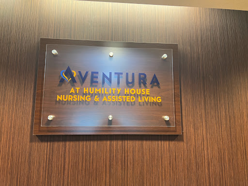 Sign for Aventura at Haverly House Nursing & Rehabilitation.