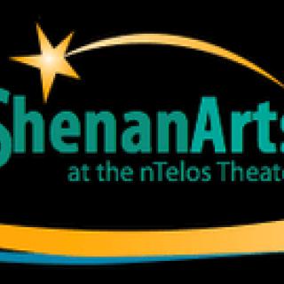 Logo of ShenanArts at the nTelos Theater featuring a star design.