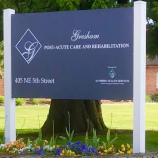 Sign for Graham Post-Acute Care and Rehabilitation facility located at 805 NE 5th Street.