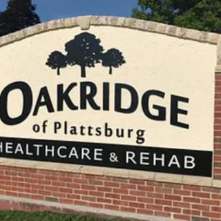 Sign for Oakridge of Plattsburg Healthcare & Rehab