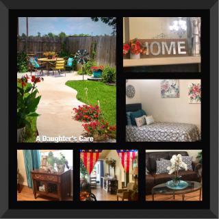 A beautiful blend of indoor and outdoor living spaces, showcasing elegant home decor and a vibrant garden.
