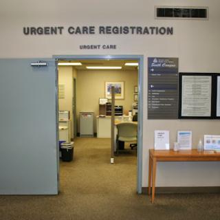Entrance to the Urgent Care Registration area.