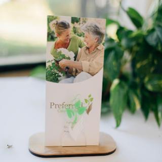 A beautifully designed brochure promoting gardening and sustainable practices.