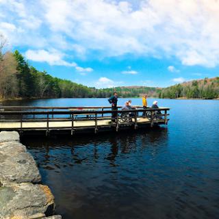 A tranquil moment by the lake, where nature meets relaxation.